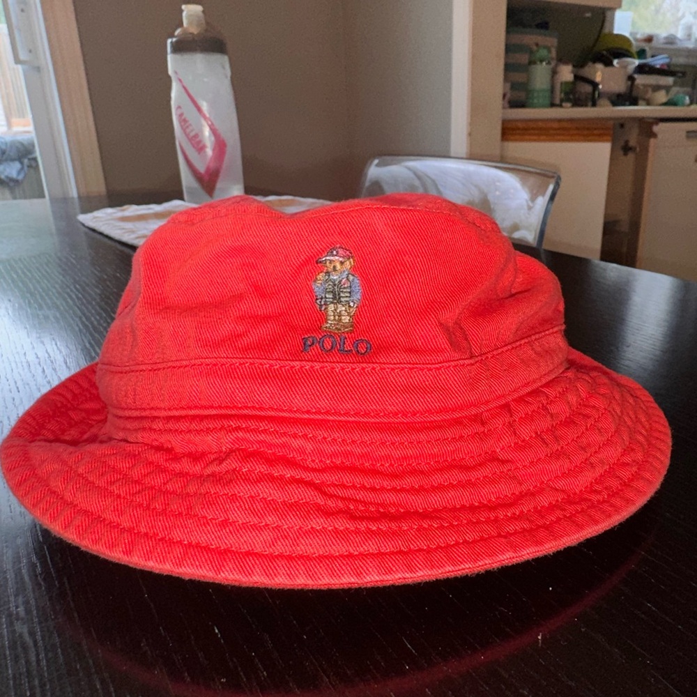 Ralph Lauren Vibrant Red Bucket Hat